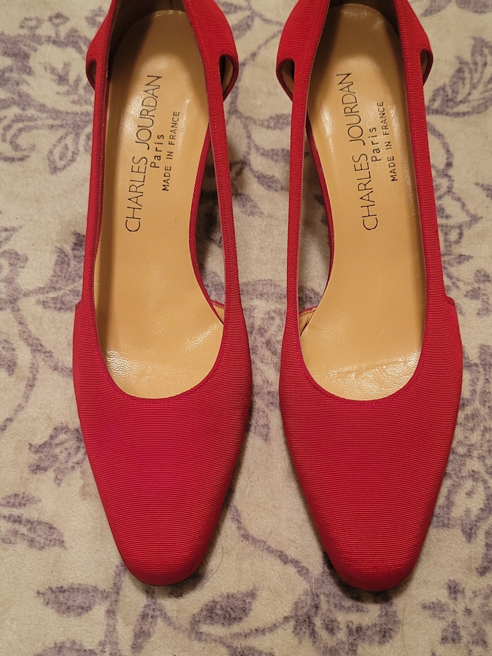 Charles Jourdan Red Women's Pumps